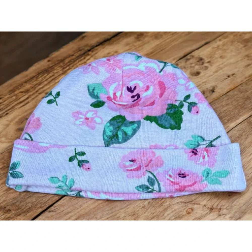 Gerber Baby Girls Daisy‎ Caps Lot of 3